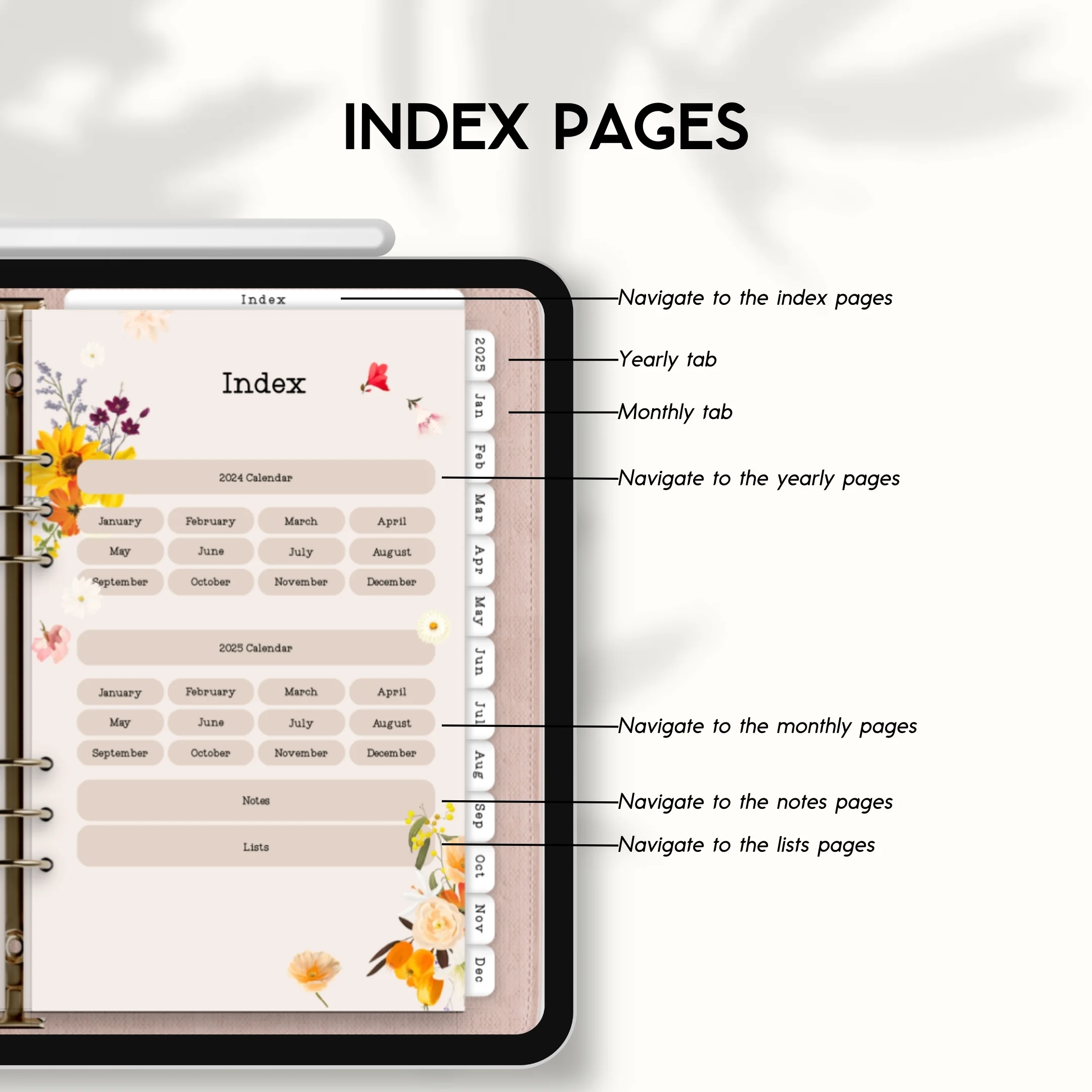 digital planner meadow